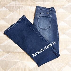 KanCan Dark Blue Bootcut Jeans XL